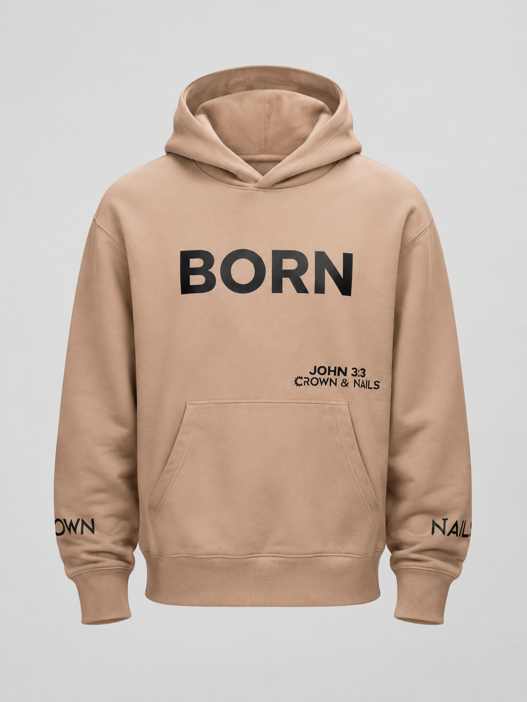 BORN AGAIN MENS HOODIE