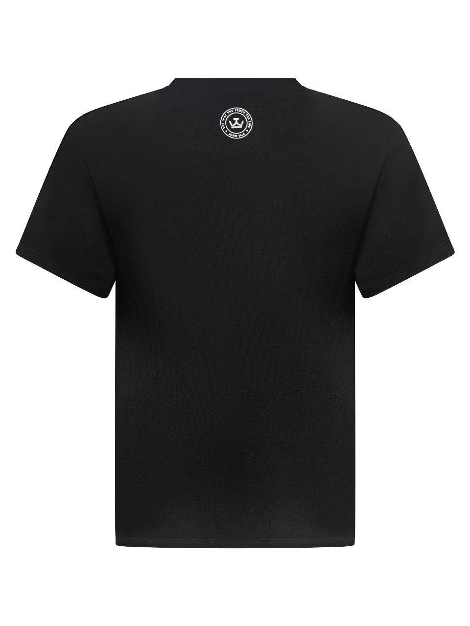 Crown and Nails Textured Logo T-shirt Taup