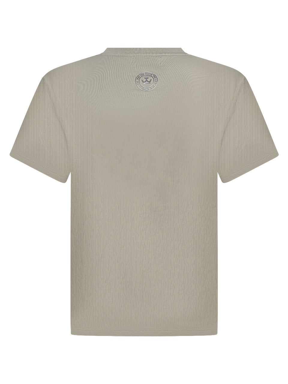 Crown and Nails Textured Logo T-shirt Taup