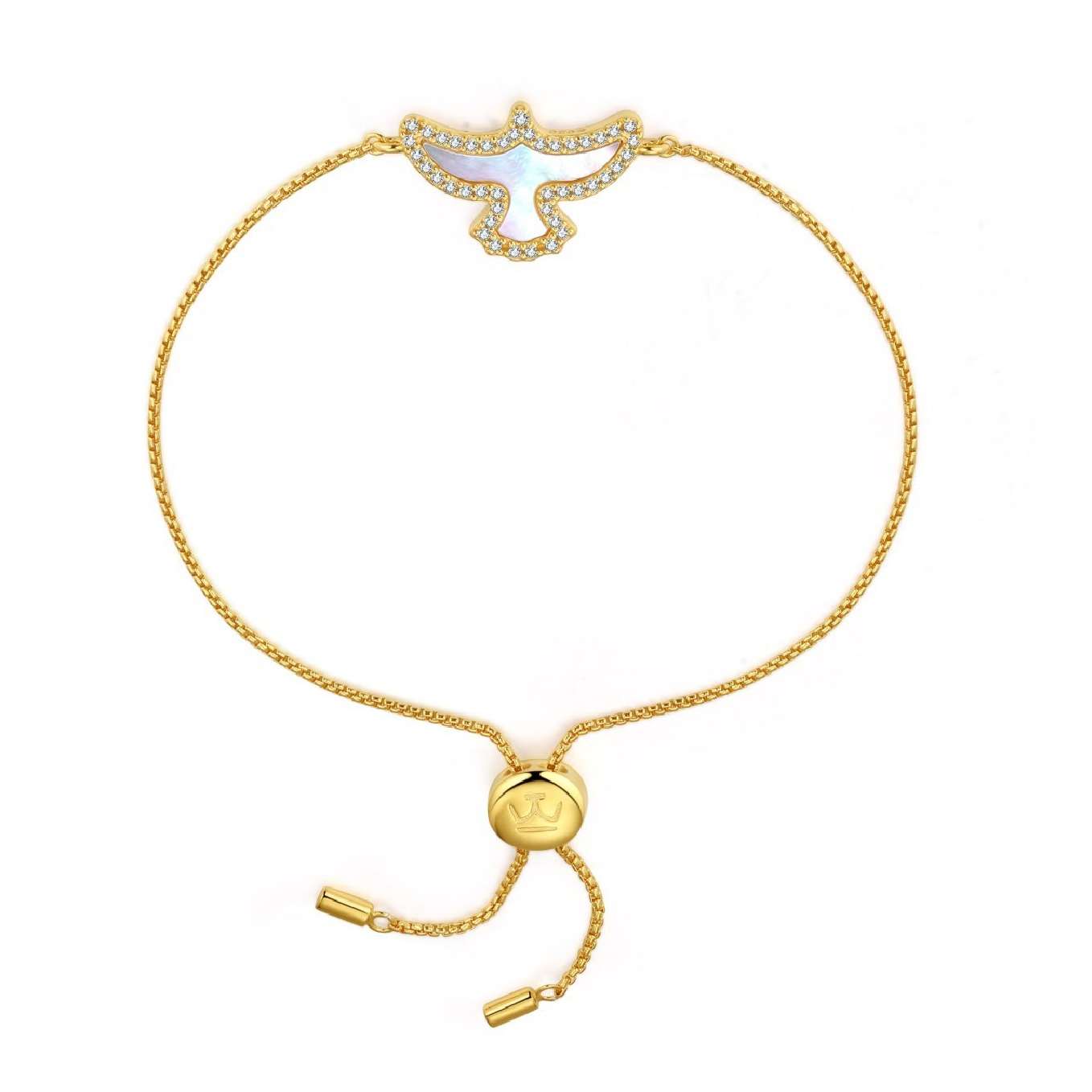 Freedom Gold Adjustable Bracelet