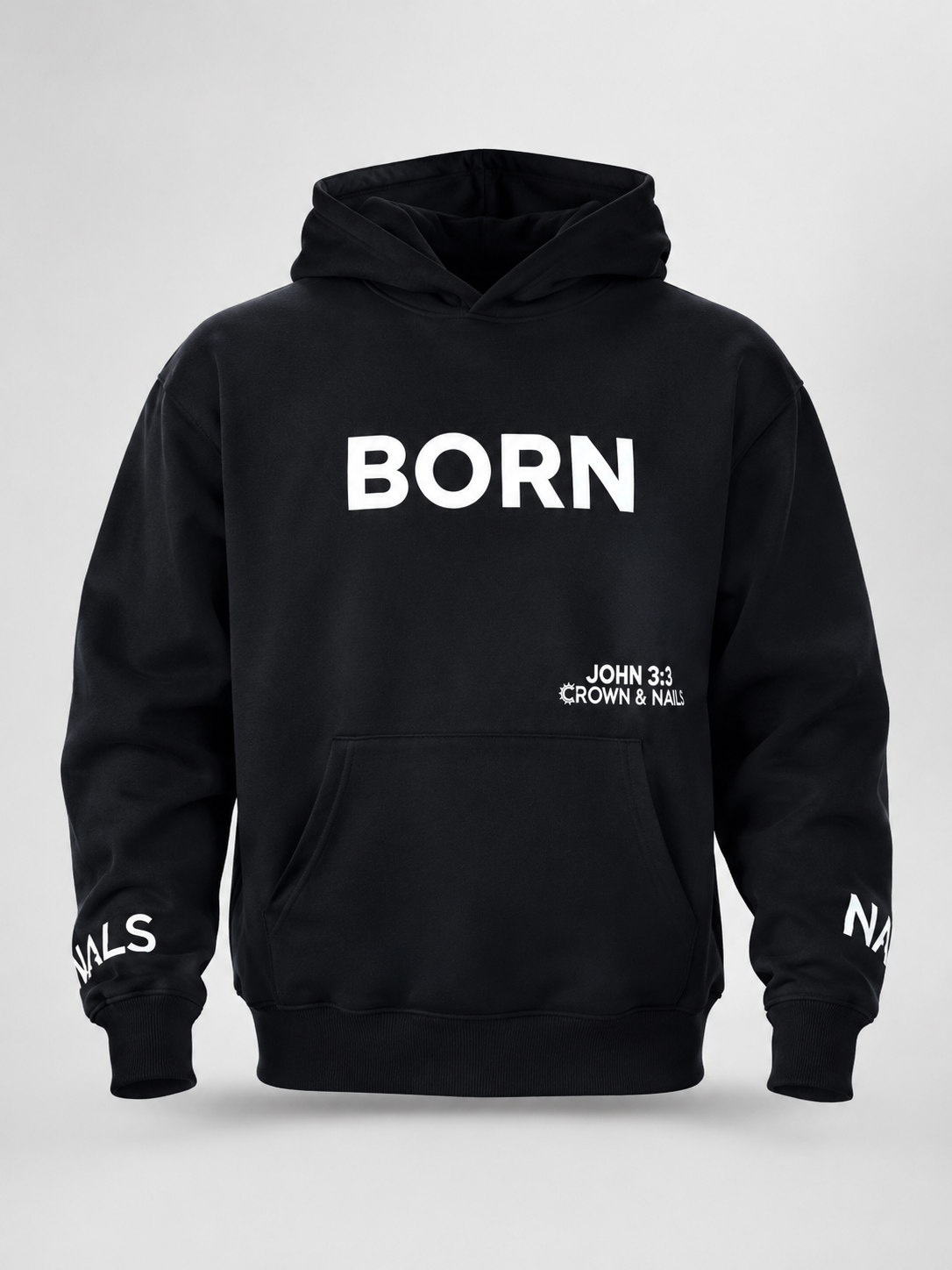 BORN AGAIN MENS HOODIE