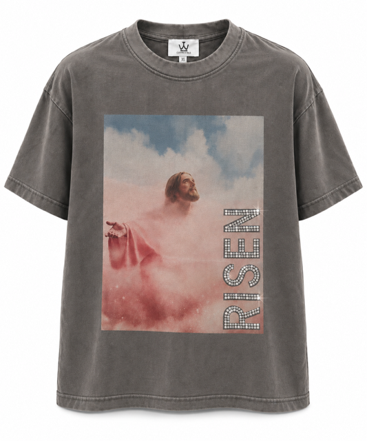 RISEN Rhinestone Graphic Tee